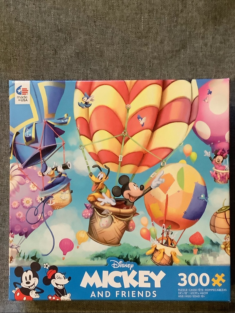Disney Ceaco Mickey and Friends Hot Air Balloon Party Jigsaw Puzzle